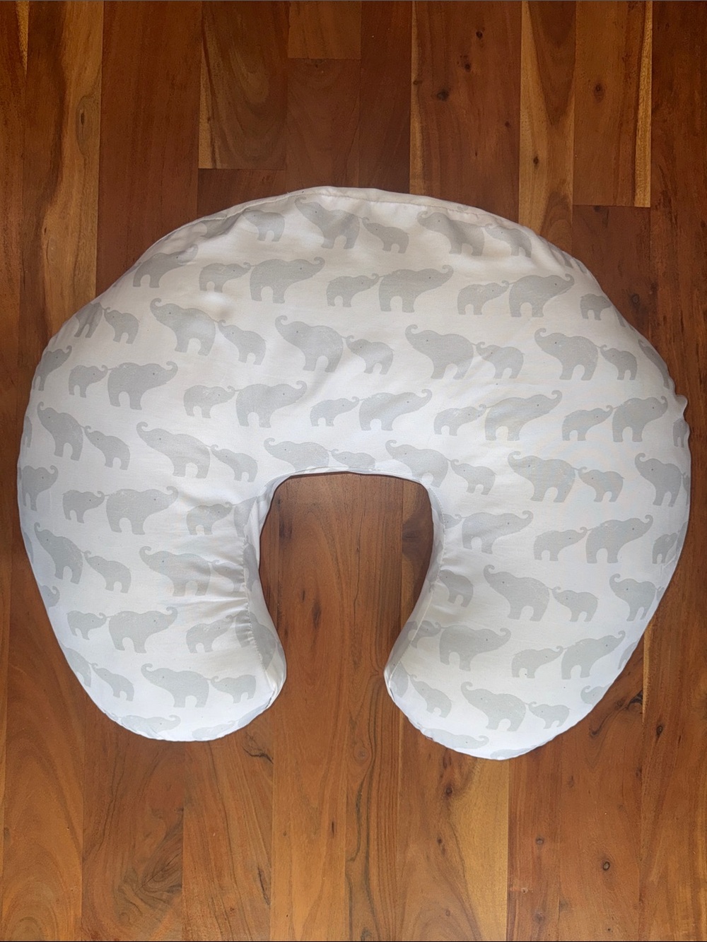 Gray Elephant U-Shape Nursing Support Pillow